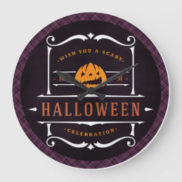 Pumpkin wil je een eng Halloween Grote Klok