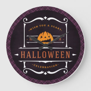 Pumpkin wil je een eng Halloween Grote Klok