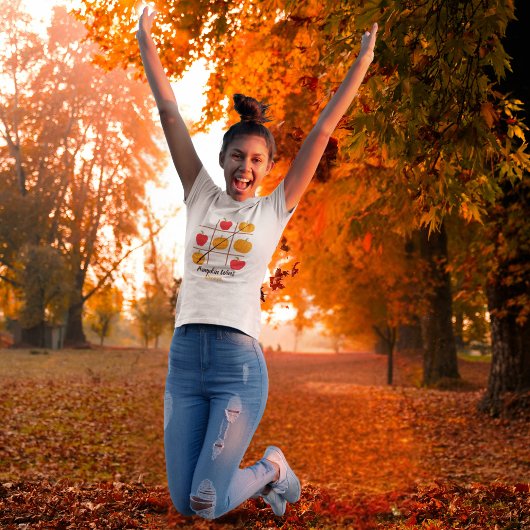 Pumpkin wint altijd pompoen vs. appel T-shirt