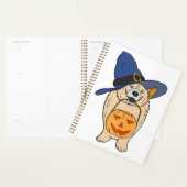 Pumpkin Witch Dog Planner (Display)