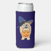 Pumpkin Witch Dog Seltzer Blikjeskoeler (Seltzer Achterkant)