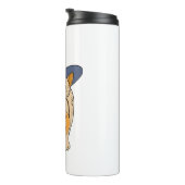 Pumpkin Witch Dog Thermosbeker (Geroteerd rechts)