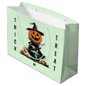 Pumpkin Witch Groot Cadeauzakje (Achterkant Gekanteld)