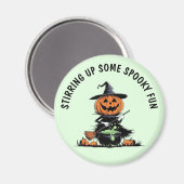 Pumpkin Witch Magneet (Voorkant / Achterkant)