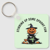 Pumpkin Witch Sleutelhanger (Voorkant)