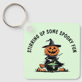 Pumpkin Witch Sleutelhanger
