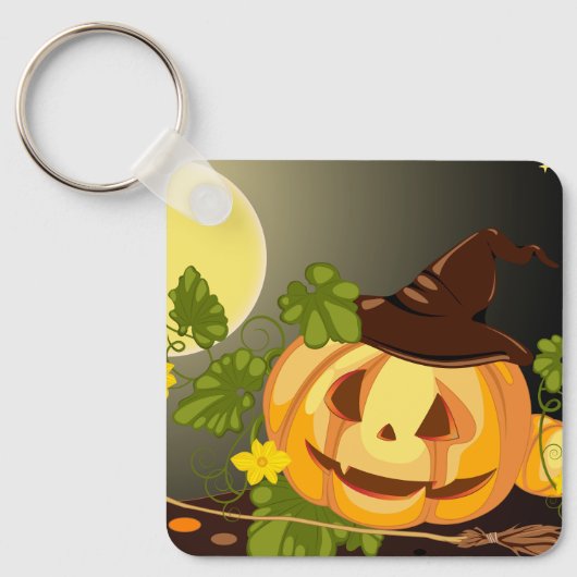 Pumpkin Witch-Sleutelhanger Sleutelhanger (Voorkant)