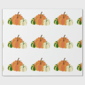 Pumpkin wrapping paper cadeaupapier (Vlak)