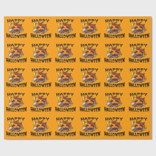 Pumpkin-wrapppapier Cadeaupapier (Vlak)