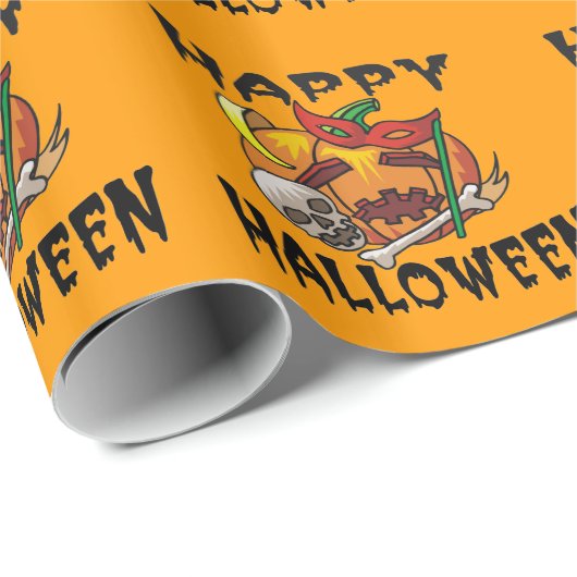 Pumpkin-wrapppapier Cadeaupapier (Rol Hoek)