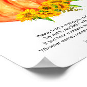 Pumpkin Zeg niet dat Baby Poster (Hoek)