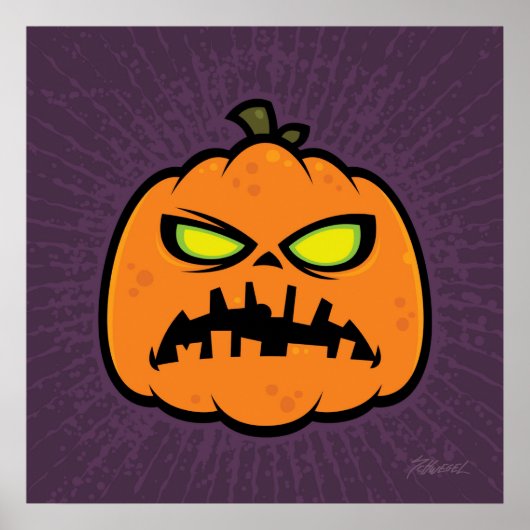 Pumpkin Zombie Poster (Voorkant)
