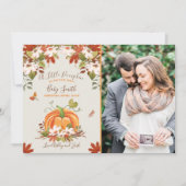 Pumpkin Zwangerschap Aankondiging najaar Herfst Ba (Voorkant)