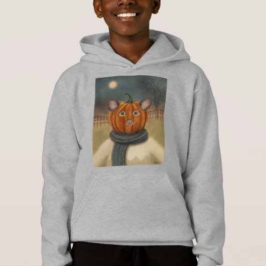 Pumpkinhead Mouse Kinder Pull-over Hoodie (Voorkant)