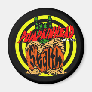 Pumpkinhead Zombie Rock Magnet