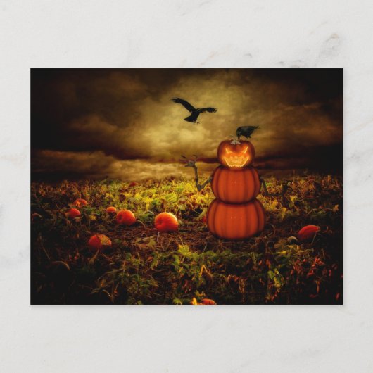 Pumpkinman Briefkaart (Voorkant)