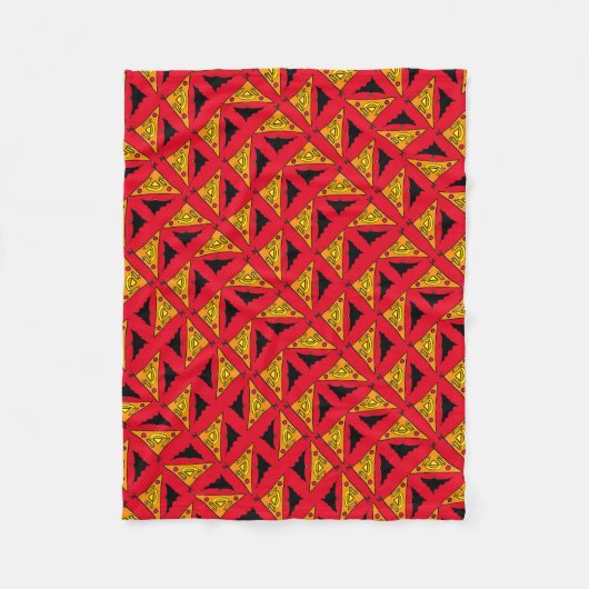 Pumpkins and Bats Halloween Fleece Deken (Voorkant)