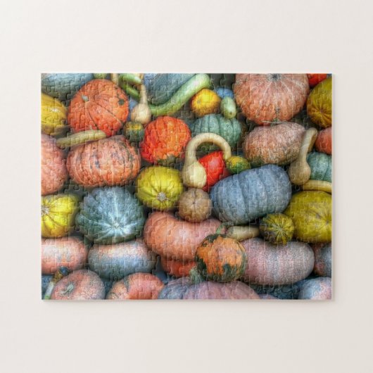 Pumpkins and Gourds Photo Puzzle Legpuzzel (Horizontaal)