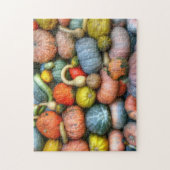 Pumpkins and Gourds Photo Puzzle Legpuzzel (Verticaal)