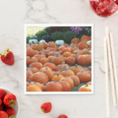Pumpkins and Mums Autumn Harvest Photography Servetten (Insitu)