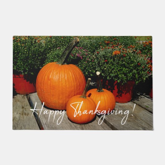 Pumpkins and Mums op de pleister Deurmat (Voorkant)
