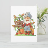 Pumpkins Apples Hayrides Kaart (Staand voorkant)