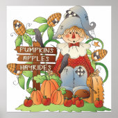 Pumpkins Apples Hayrides Poster (Voorkant)