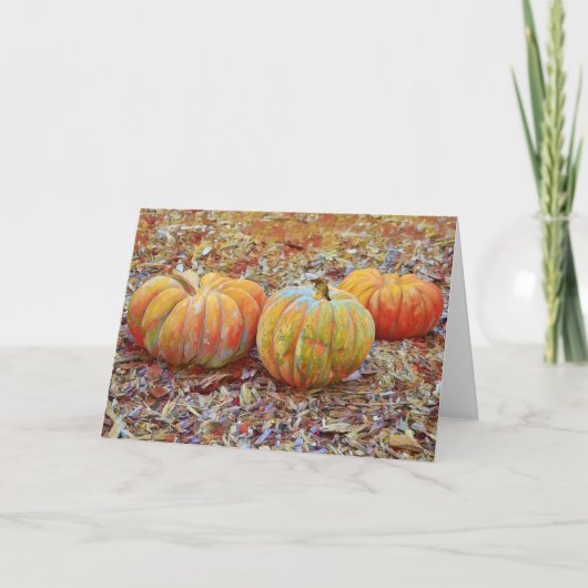 Pumpkins Art Note Card Kaart (Voorkant)