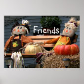 Pumpkins Autumn Afbeelding Friends Poster (Voorkant)