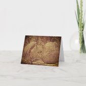 Pumpkins Autumn Aged Note Kaart (Voorkant)