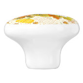 Pumpkins Autumn Fall Harvest Pattern Keramische Knop (Zijkant)