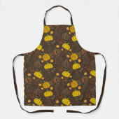 Pumpkins Autumn Fall Harvest Pattern Schort (Voorkant)