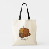 Pumpkins Autumn Harvest Thanksgiving Tote Bag (Achterkant)