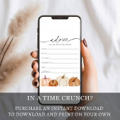 Pumpkins Baby Advies Kaart