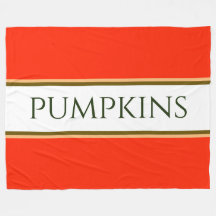 PUMPKINS Bright Autumn Oranje bruine witte strepen