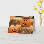 Pumpkins bruiloft Jubileum Kaart (Gele Bloem)