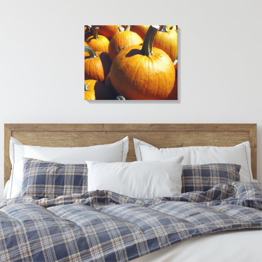Pumpkins Canvas Afdruk (Insitu (Slaapkamer))
