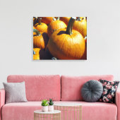 Pumpkins Canvas Afdruk (Insitu (Woonkamer))