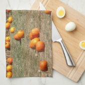 Pumpkins, Corn en Hay Autumn Fotografie Theedoek (Quarter Fold)