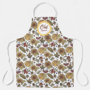 Pumpkins Corn & Sunflower , gepersonaliseerde kaas Schort