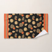 Pumpkins Cream Oranje Harvest-patroon Bad Handdoek (Handdoek)