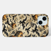 Pumpkins, Crows, and Bats Halloween Pattern (2) Case-Mate iPhone Case (Achterkant (horizontaal))