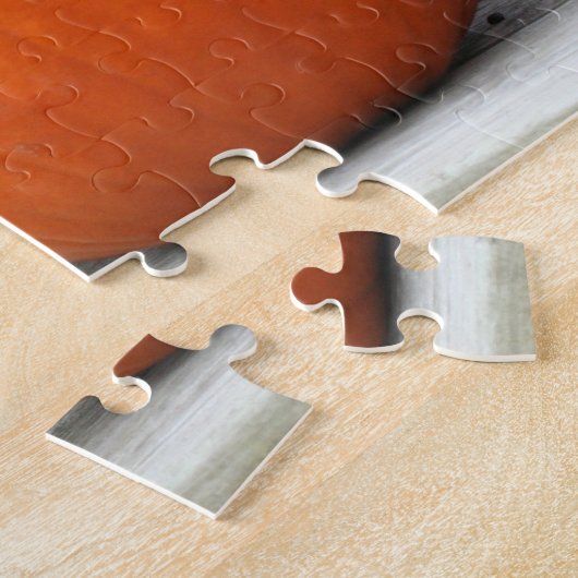 Pumpkins Dried Corn Stalks Autumn Legpuzzel (Zijkant)