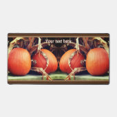 Pumpkins Dried Corn Stalks Autumn Personalized Bureaumat (Voorkant)