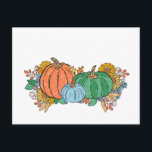 Pumpkins Feestdagenkaart<br><div class="desc">custom</div>