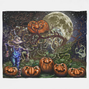 Pumpkins Fleece Blanket Deken