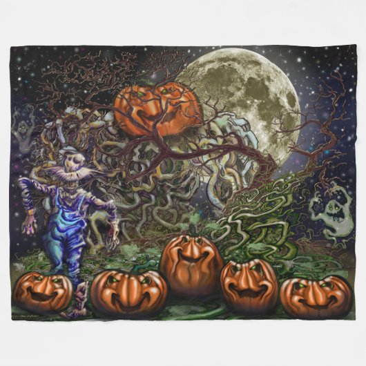 Pumpkins Fleece Blanket Deken (Voorkant (Horizontaal))