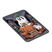 Pumpkins For Sale & Caffeine Ghost & Cat V2 Magneet (Rechterzijde)