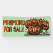 Pumpkins for Sale Spandoek (Horizontaal)