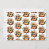 Pumpkins Foto Happy Thanksgiving Kaart (Achterkant)